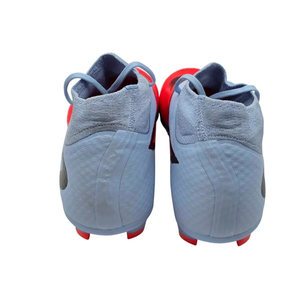 Nike Phantom 6 High Academy FG/MG Soccer Cleats Men's 9.5 Blue Red HQ2278-400